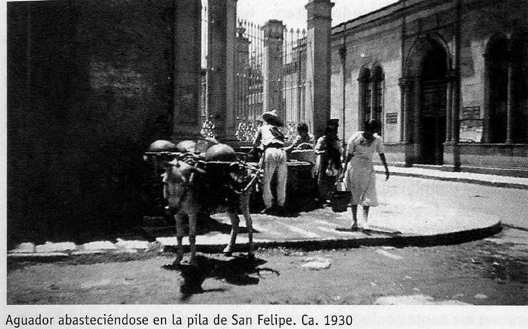 Fotos antiguas de Oaxaca, Calles, Aguadores Independencia